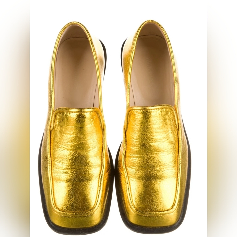 Wandler Gold Women's Lucy Loafers Sz 8/38